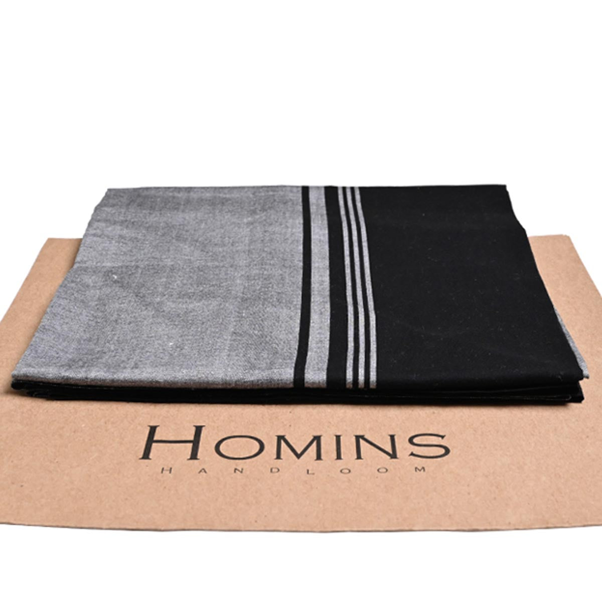 Black and White Handloom Sarong