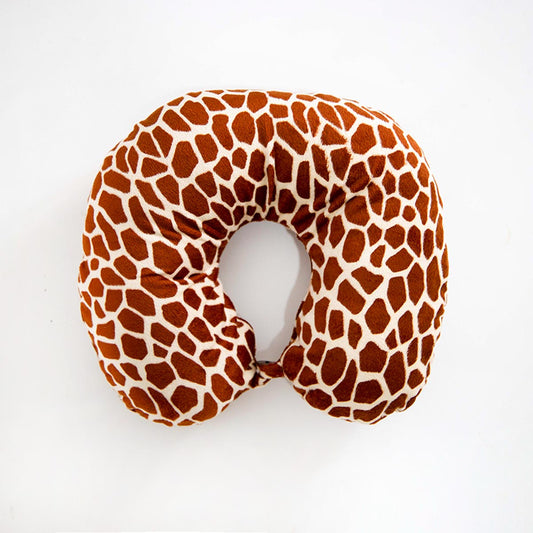 Giraffe Print Neck Pillow