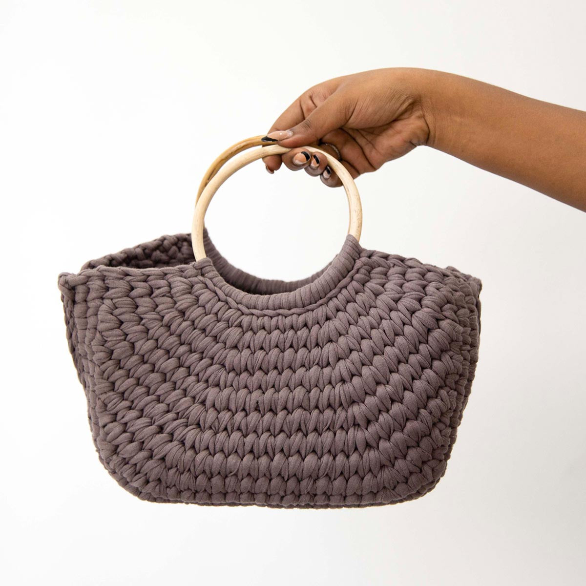 Camel Crochet Handbag