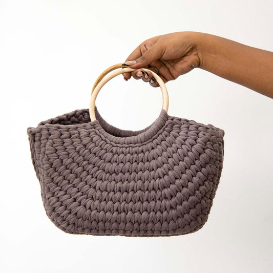 Camel Crochet Handbag