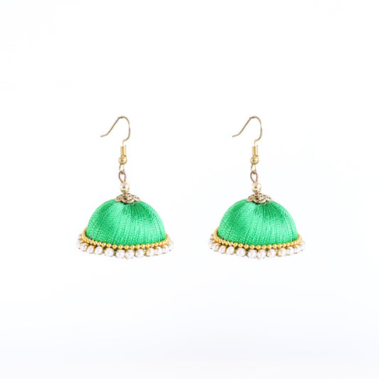 Jade Whisper Jhumkas
