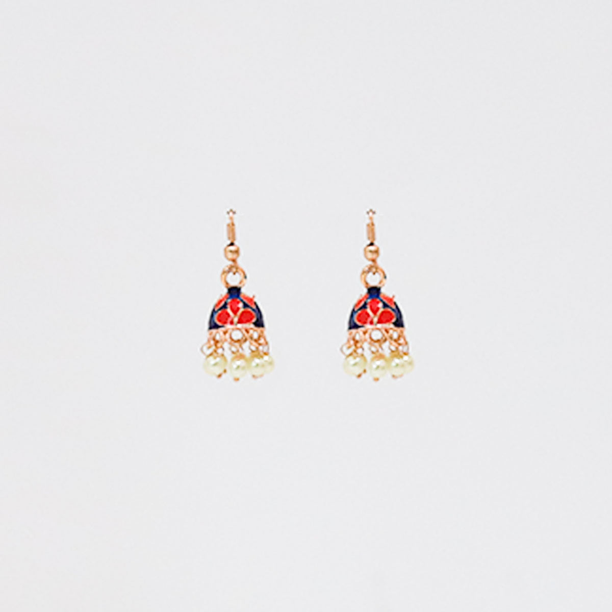 Sapphire Flame Jhumka