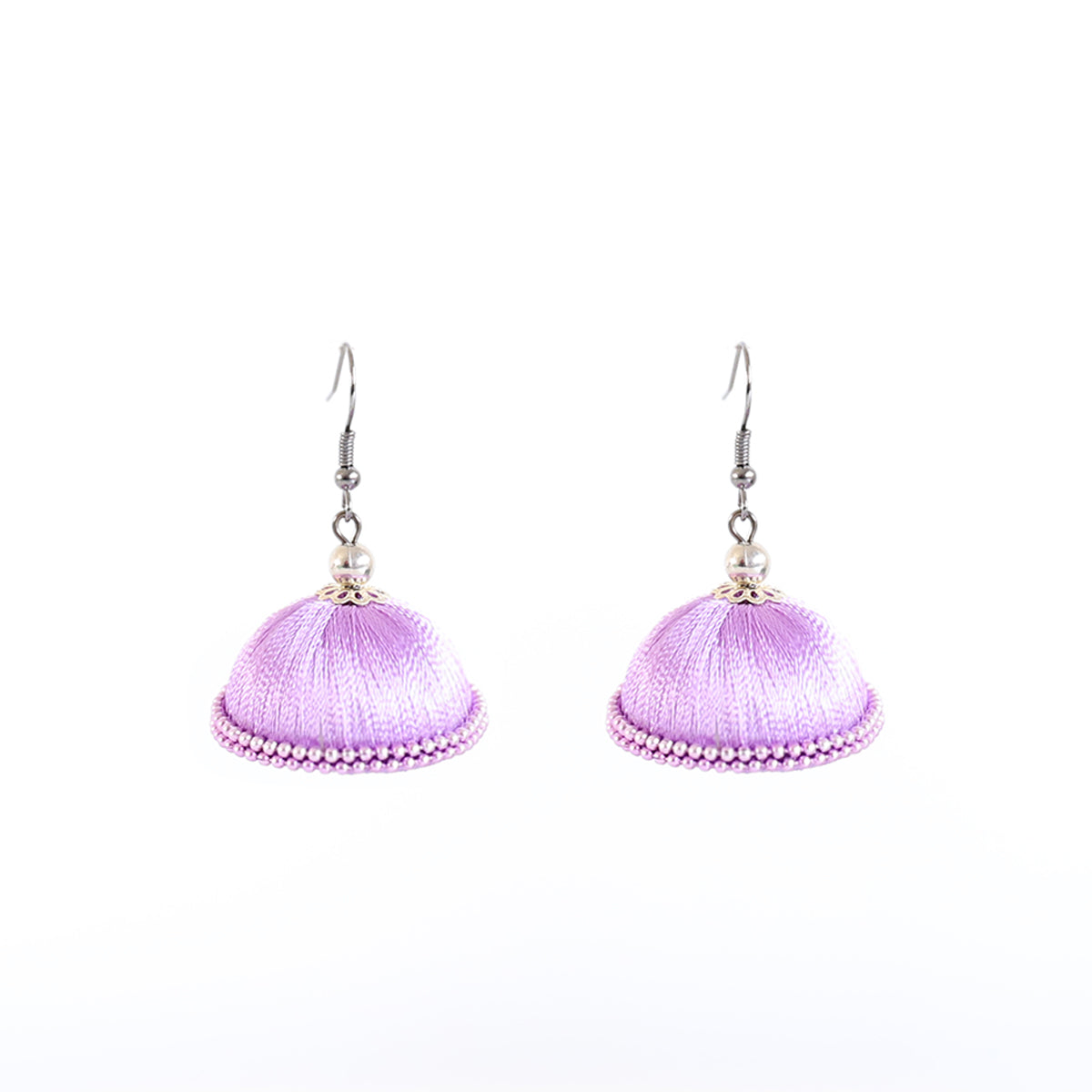 Lavender Mist Jhumkas