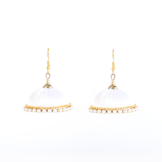 Ivory Grace Jhumkas