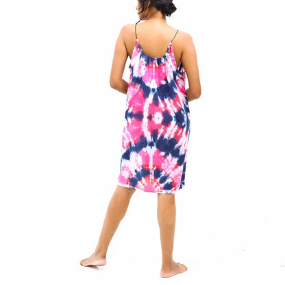 Electric Tie-Dye Cami Dress