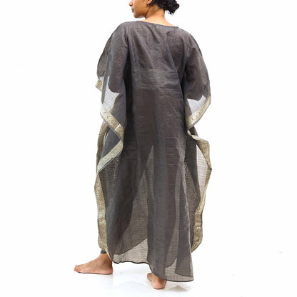 Black Embellished Kaftan