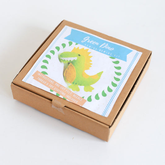 Green Dino Sewing Kit