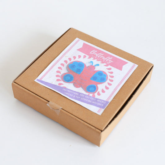 Pink Butterfly Sewing Kit