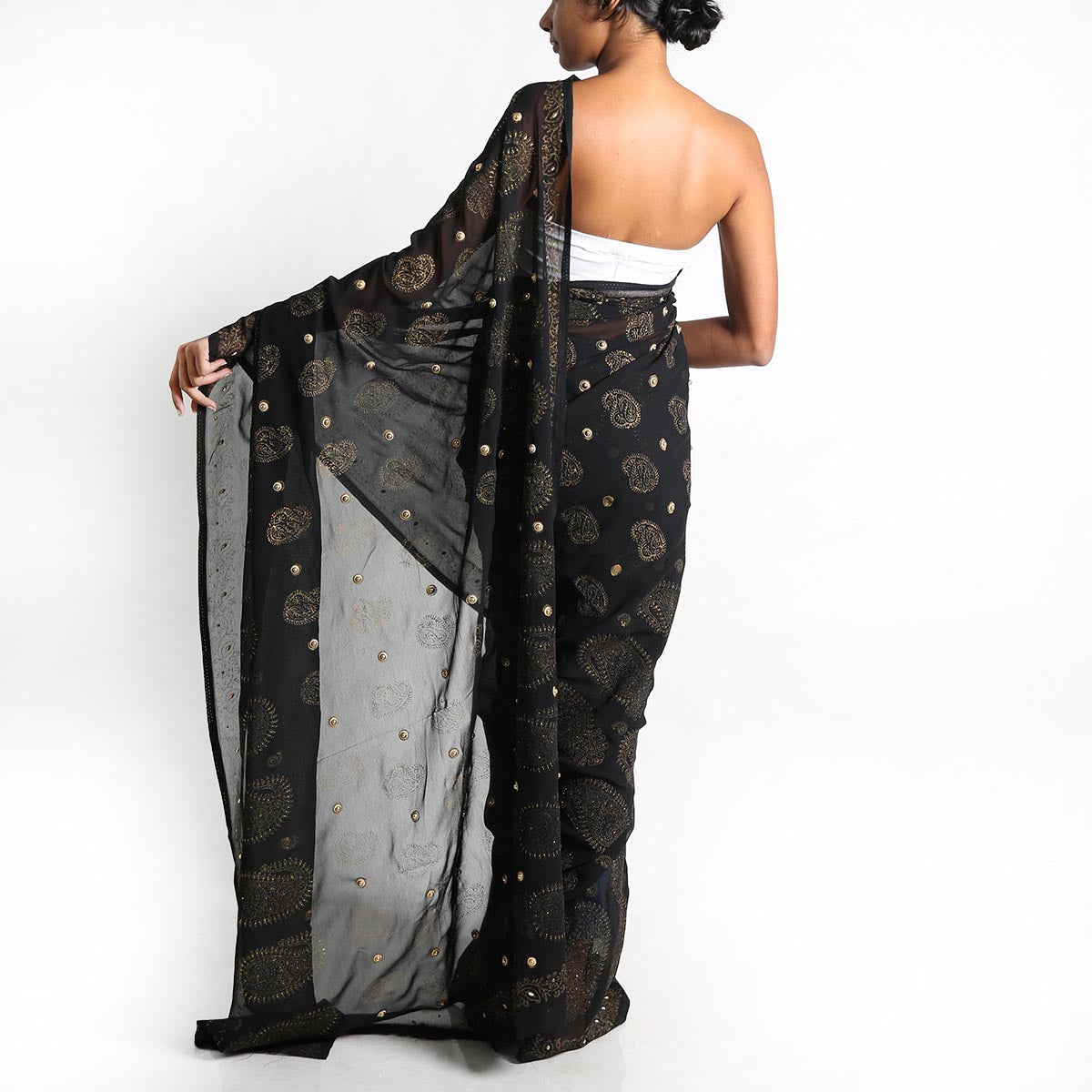Knight Block Printed Saree