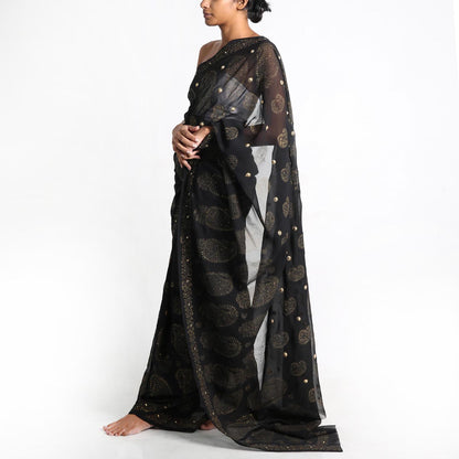 Knight Block Printed Saree