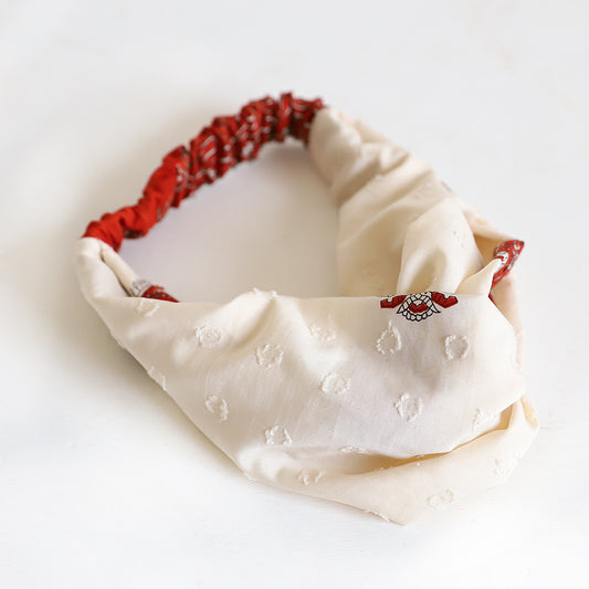 Burgundy Blossom Headband