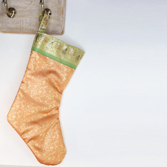 Orange Christmas Stocking
