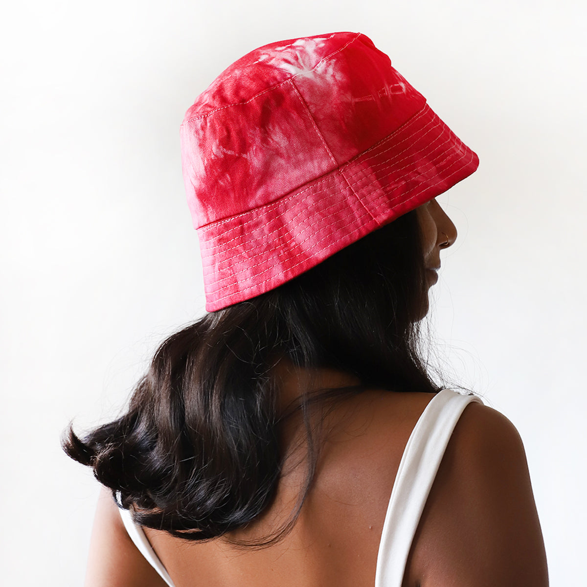 Blush Tie-Dye Bucket Hat
