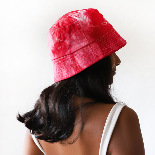 Blush Tie-Dye Bucket Hat
