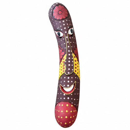 Golden Ember Native Mask