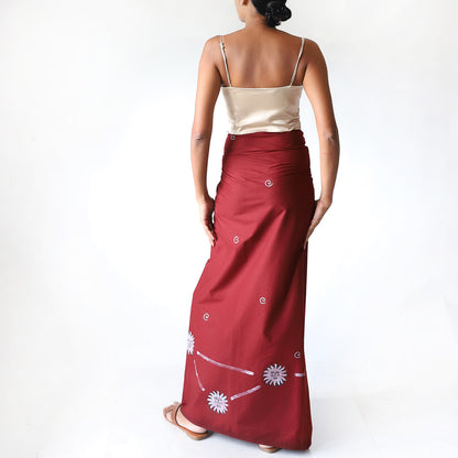 Crimson Sun Sarong