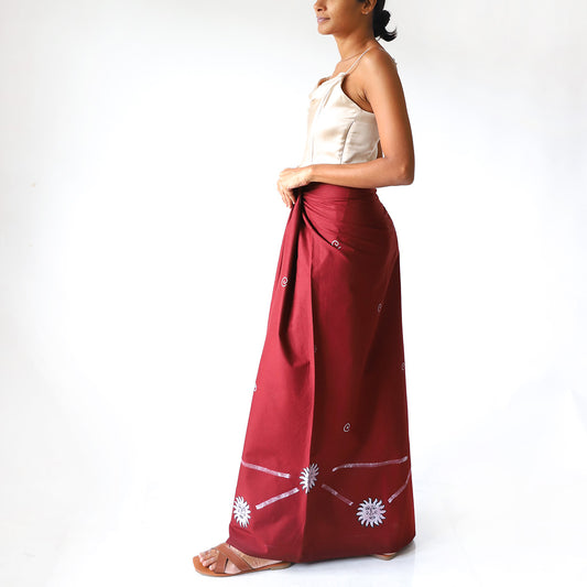 Crimson Sun Sarong