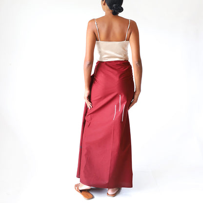 Deep Red Elephant Sarong