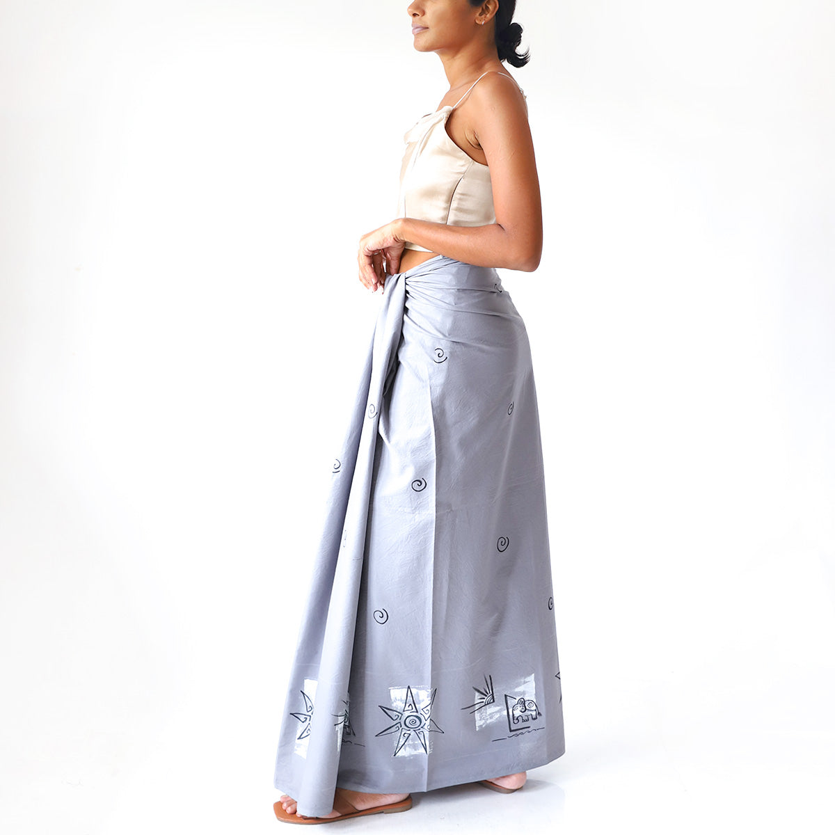 Gray Sun Sarong