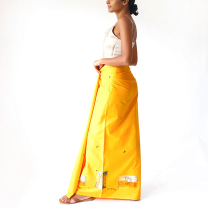 Golden Leaf Sarong