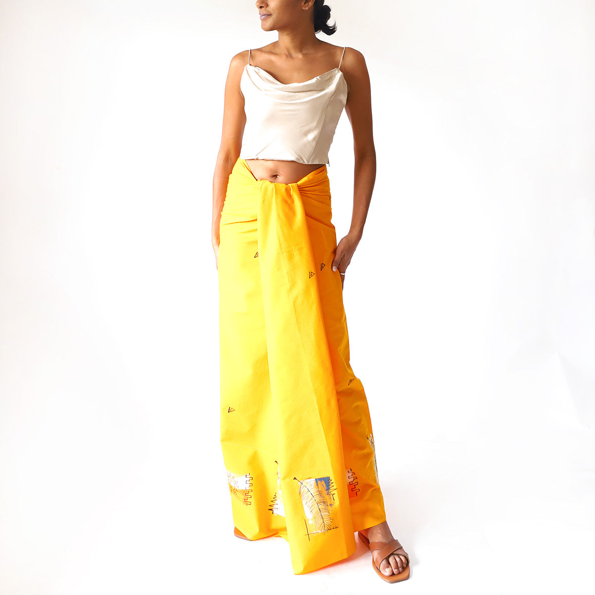 Golden Leaf Sarong