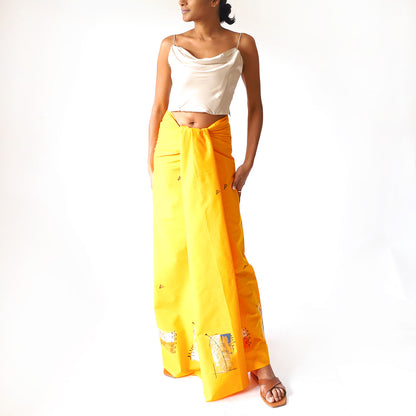 Golden Leaf Sarong