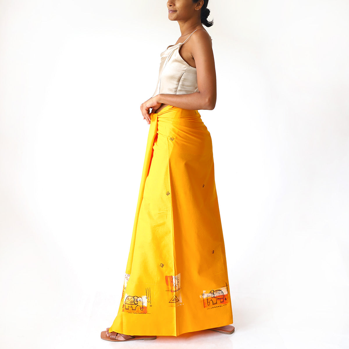 Amber Elephant Sarong