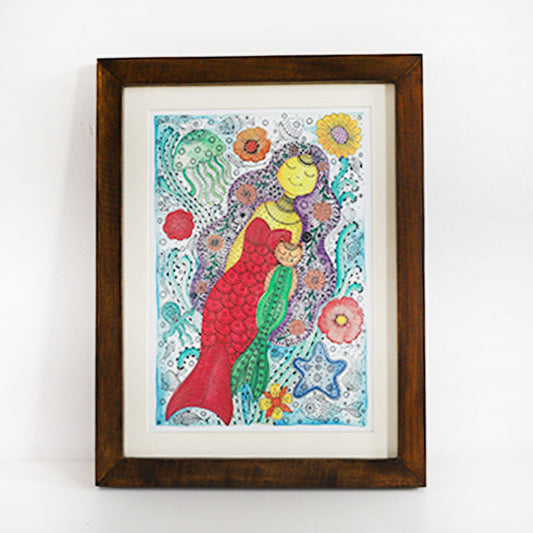 Moonlit Mermaid Painting