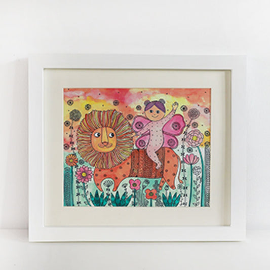 Lionheart Fairy Painting