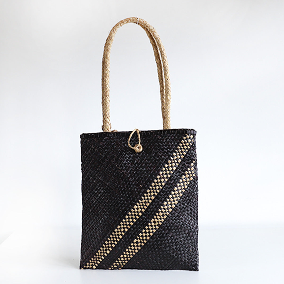 Obsidian Night Palmyrah Bag