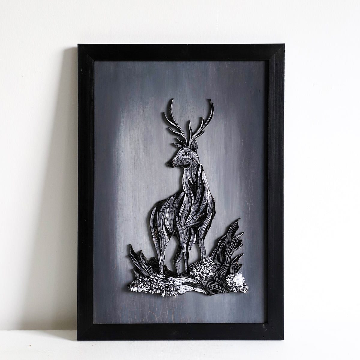 Stag Quilled Wall Art