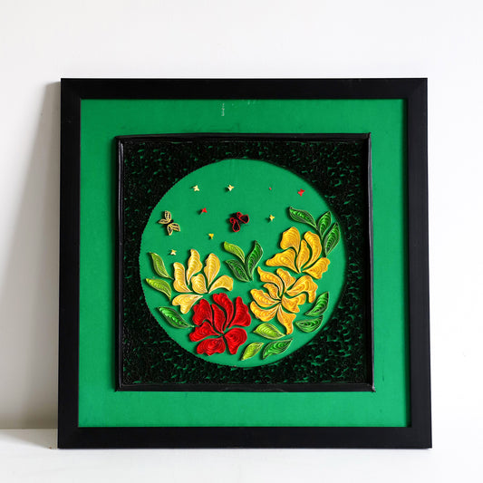 Enchanted Flower Garden Quilled Wall Art