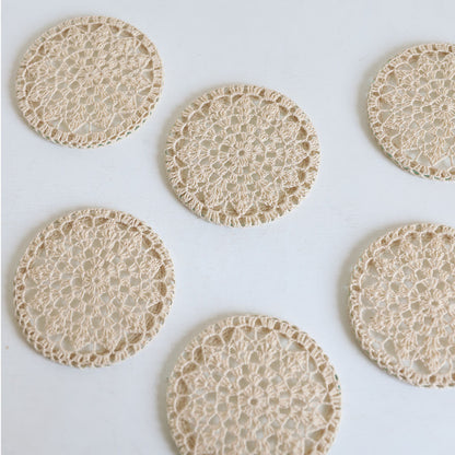Natural White Beeralu Coaster