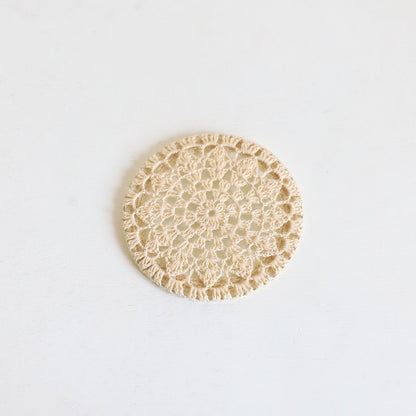 Natural White Beeralu Coaster