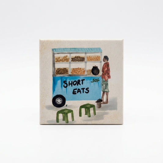 Short Eats Cart Magnet