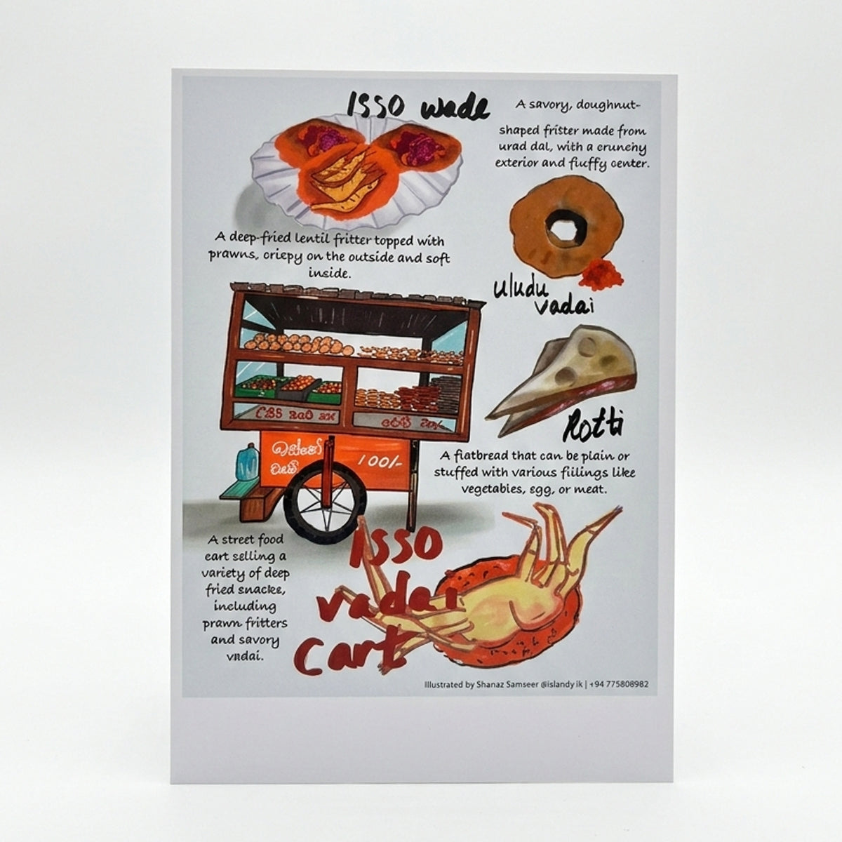Isso Wade Kade Postcard