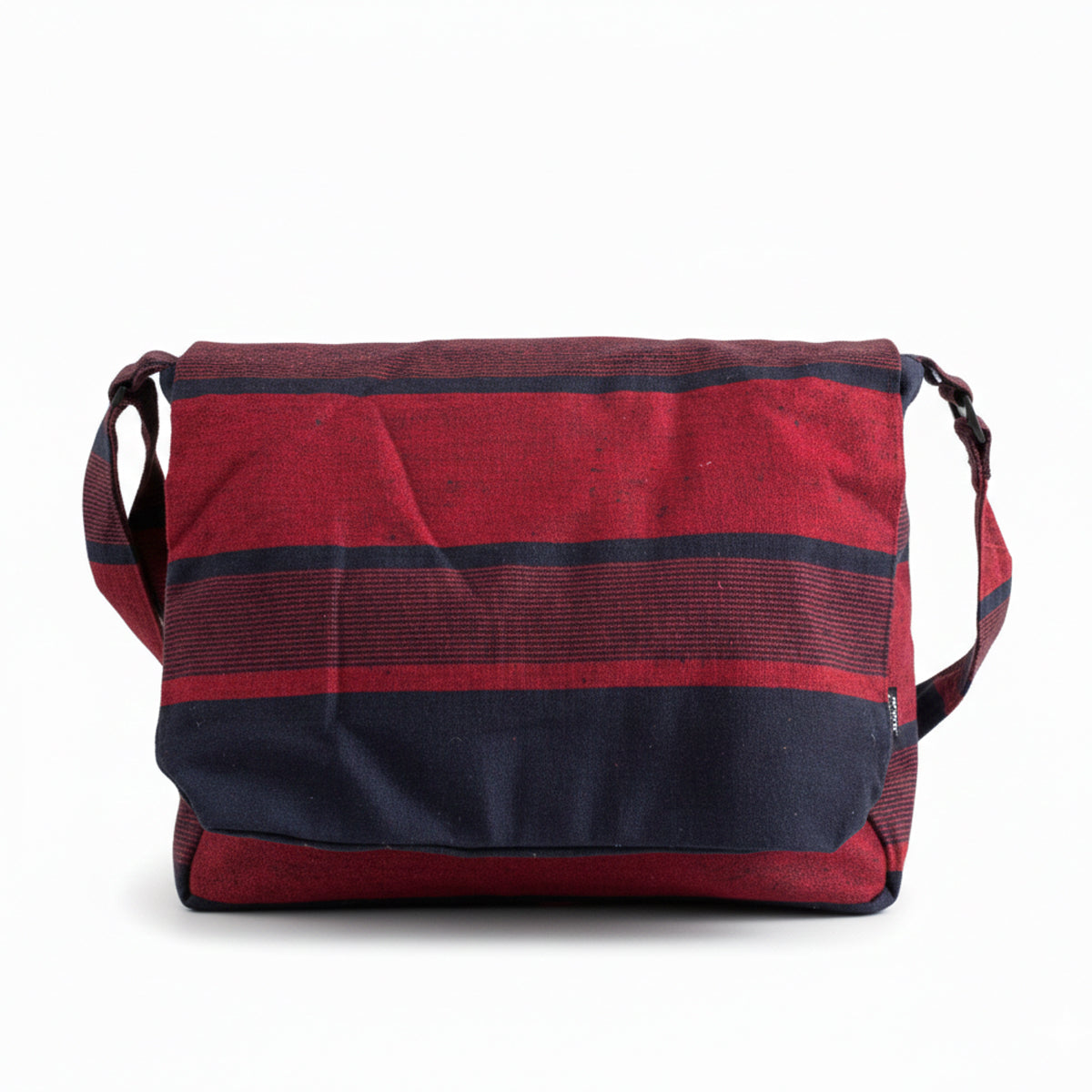 Red Striped Handloom Laptop Bag