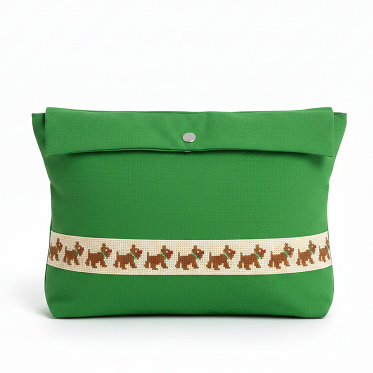 Green Dog Handloom Laptop Case