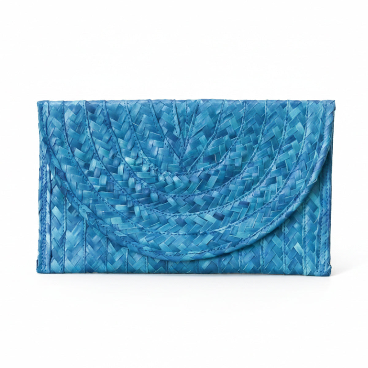 Azure Palmyrah Clutch
