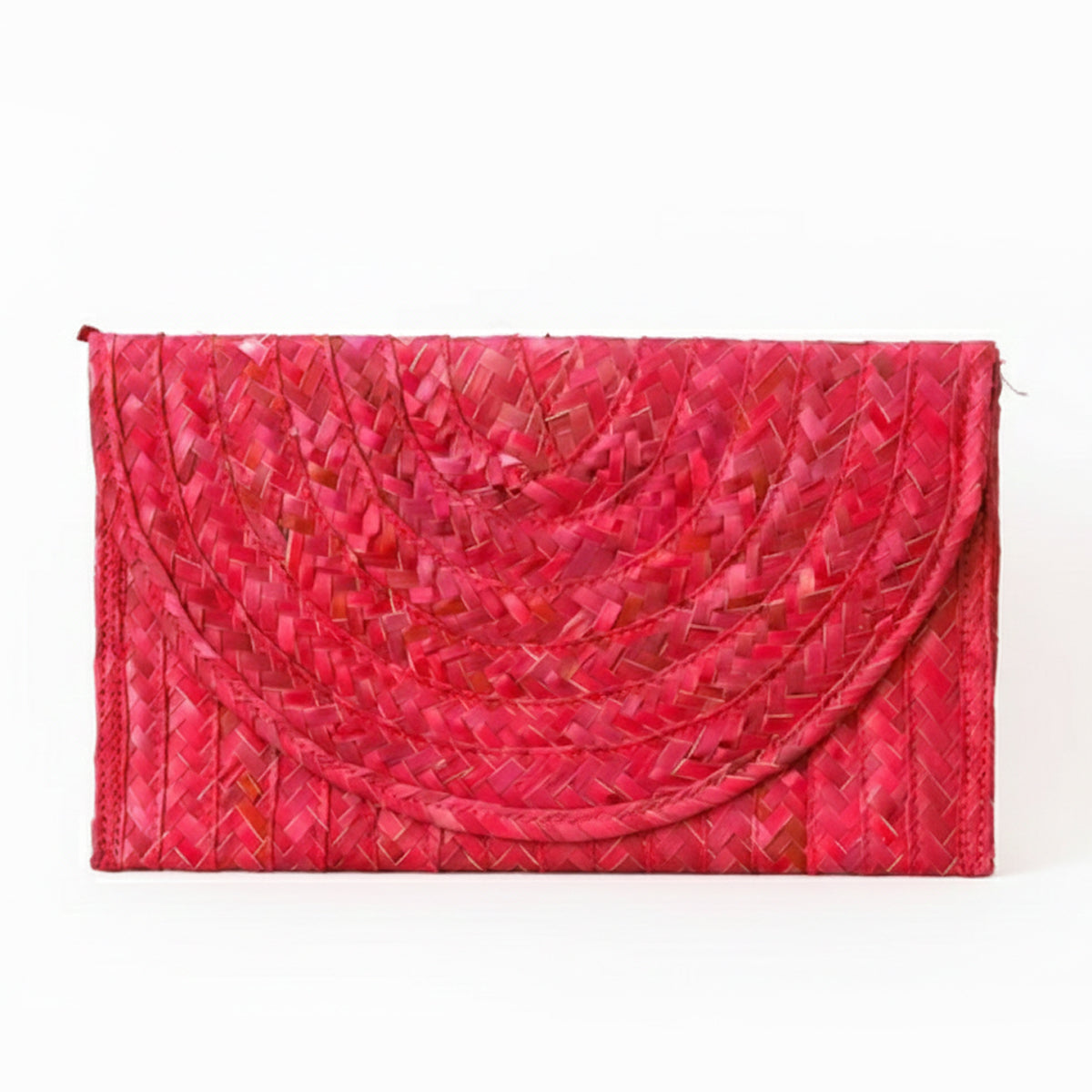 Fuscia Palmyrah Clutch