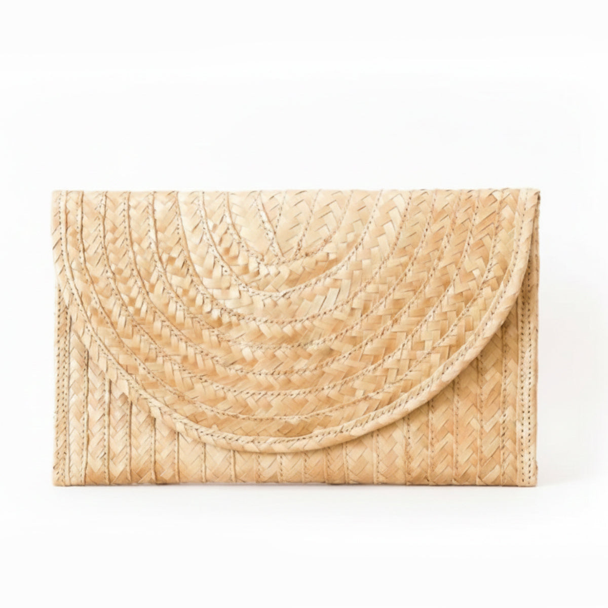 Natural Palmyrah Clutch