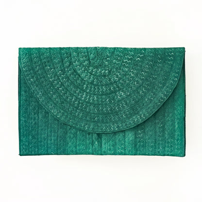 Emerald Palmyrah Clutch