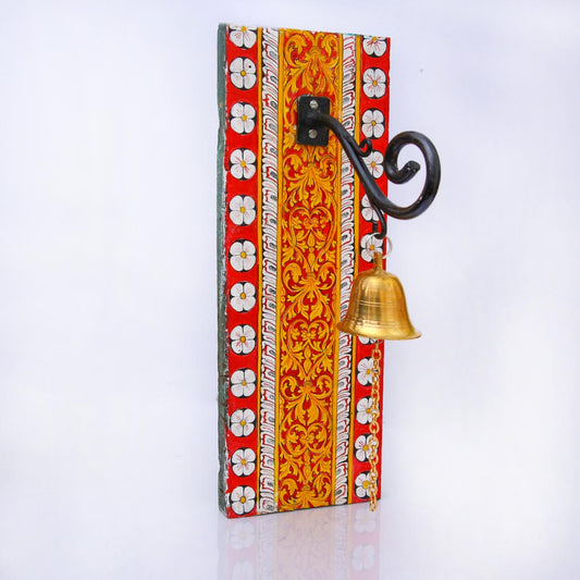Sudu Mal Ulu Wall Hanging With Bell