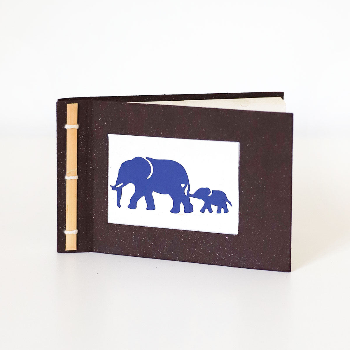 Majestic Elephants Recycled Notebook