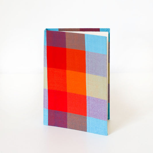 Handloom Checkered Recycled Notebook