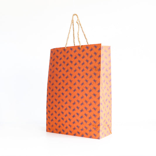 Orange Turtles Gift Bag