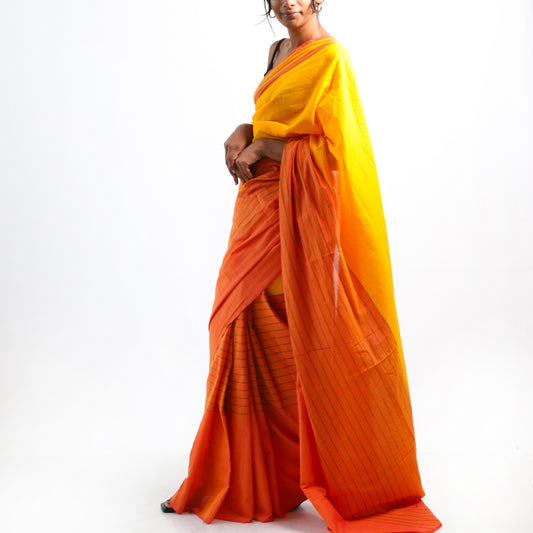 Sunset Mirage Handloom Saree