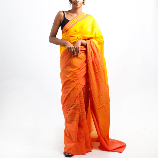 Sunset Mirage Handloom Saree