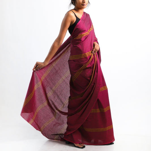 Twilight Blaze Handloom Saree