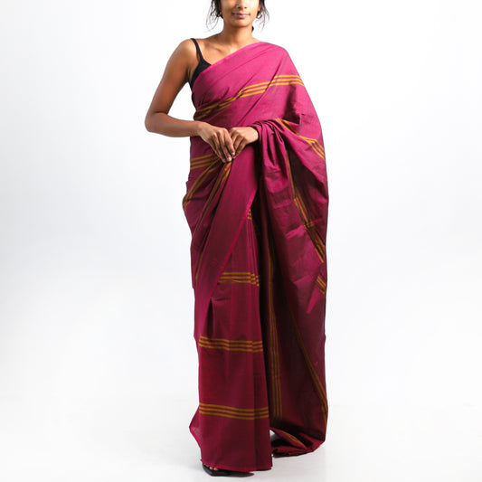 Twilight Blaze Handloom Saree
